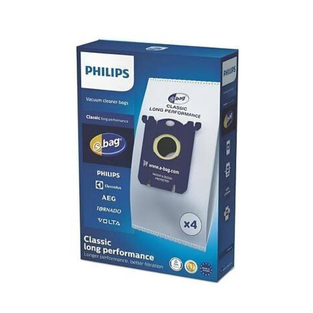 Philips Süpürge Bez Torba S-BAG 4'lü (FERSAN)